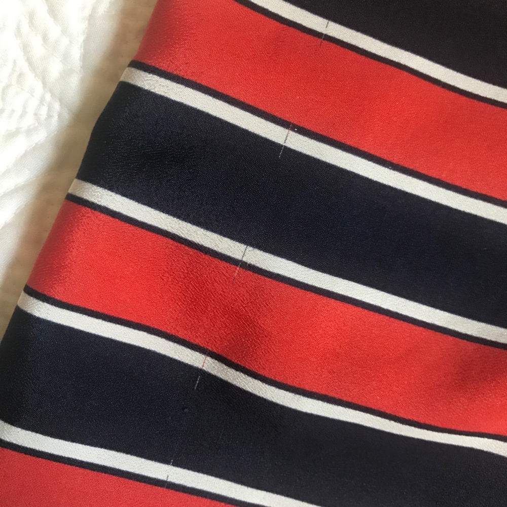 🧡💙 Preppy Striped Skirt - Picture 7 of 7